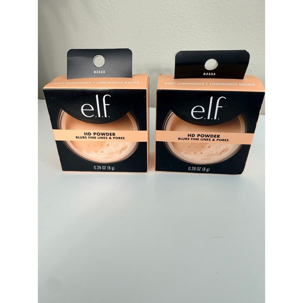 e.l.f. HD Powder Womens 0.28oz Soft Luminance Blurring Setting Lot of 2 NEW